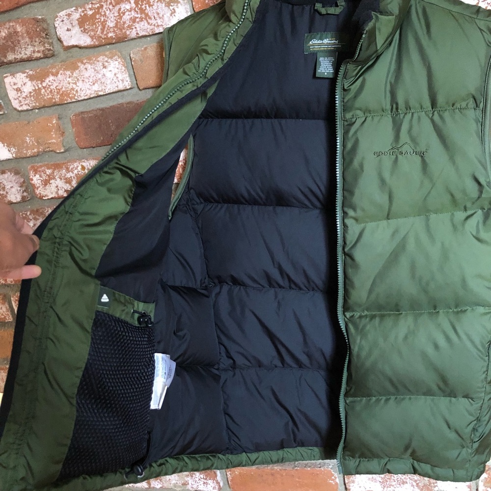 Eddie Bauer EB700 Goose Down Puffer Outdoor Hiking Camping Vest - Picture 10 of 14
